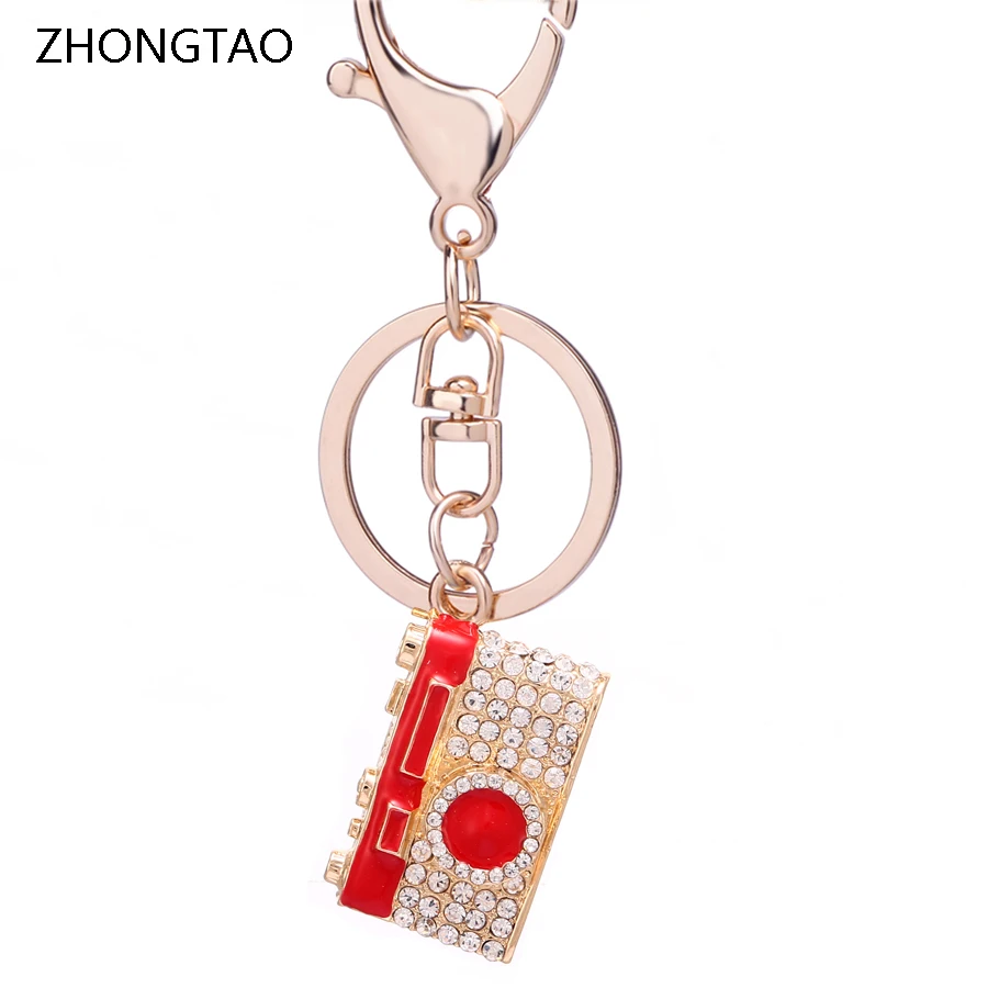 Chaveiro! Стразы мини Камера брелки с кольцом держателем брелок для автомобильных