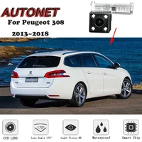 autonet hd night vision backup rear view camera for peugeot 308 2013 2014 2015 2016 2017 2018original holelicense plate camera