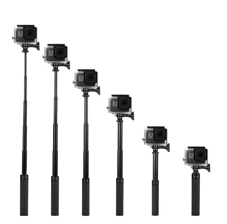 Раздвижная селфи-палка монопод для GoPro экшн-камеры DJI OSMO ручной удлинитель из