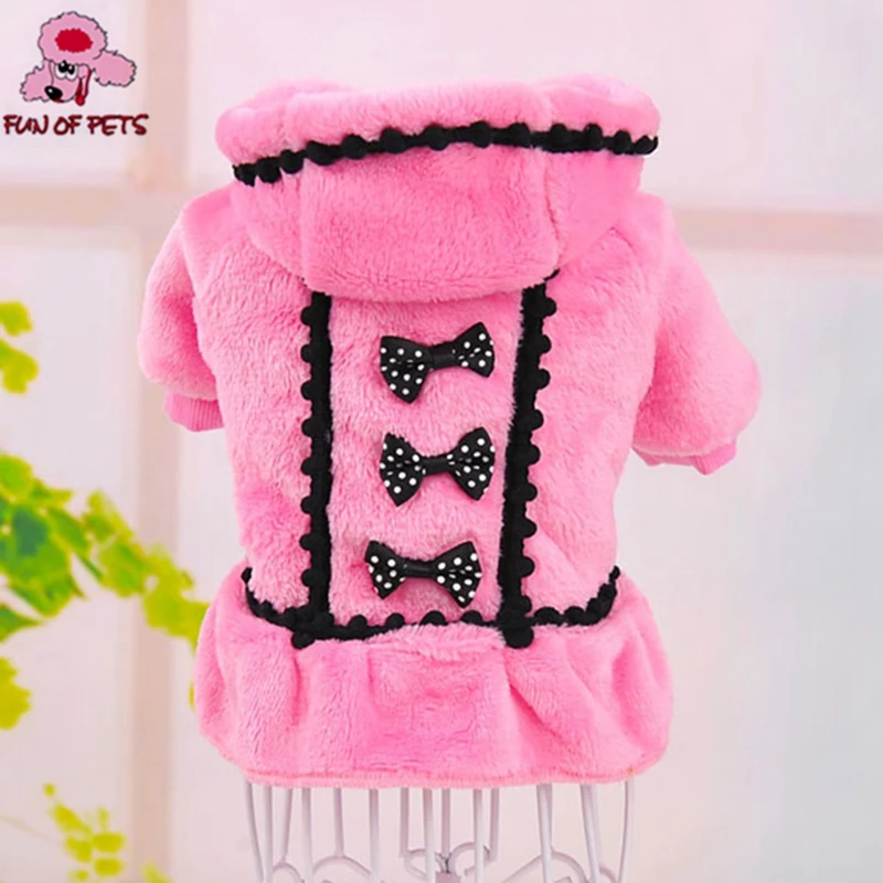 2017 новые бантики украшения зимнее платье для домашних собак розовая черная