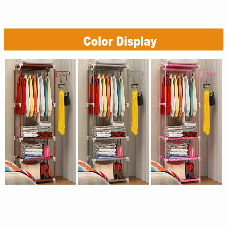 Простая Стойка для пальто из нержавеющей стали вешалка одежды нетканого