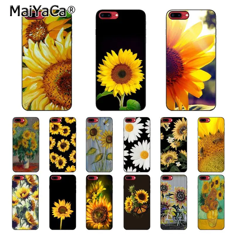 Летняя Маргаритка рисунок подсолнухи цветочный чехол для телефона iphone 11 12 Pro 11Pro