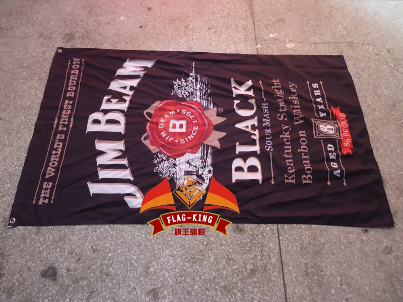 

JIM-beam wine flag,liquor banner,free shipping ,90X150CM size,100% polyster,vintage wine flag