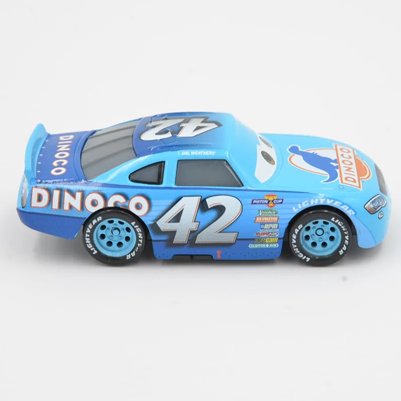 Disney Pixar тачки 3 новейшая роль № 42 Cal подсветка при погоде McQueen 1:55 литые модели