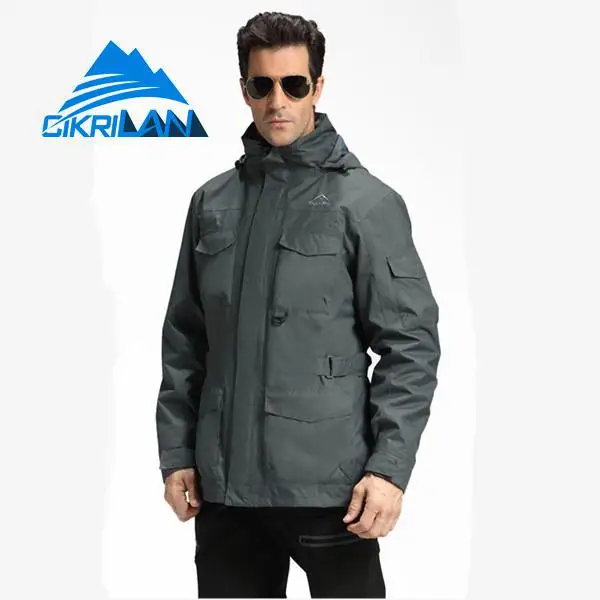 Высокое качество зима Пеший Туризм сноуборд лыжная куртка Для мужчин Лыжный