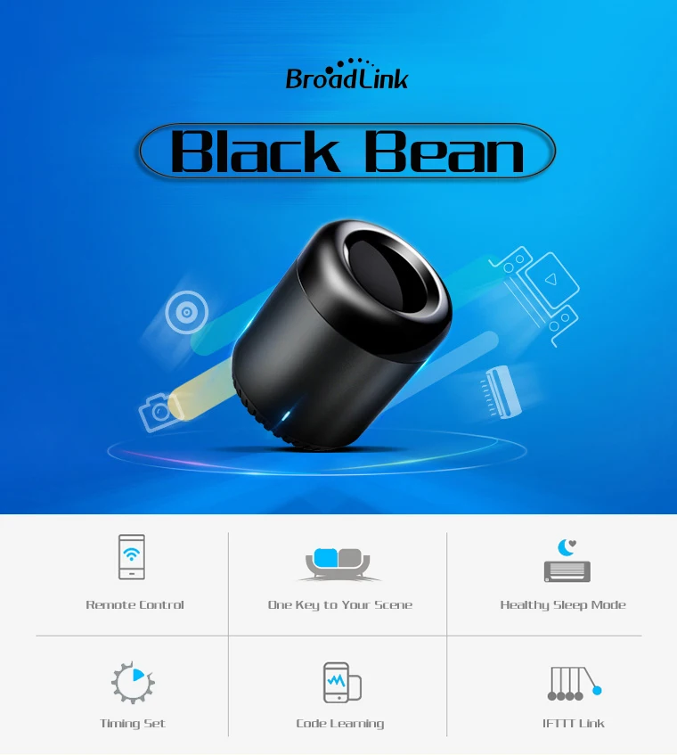 Высокое качество Новая обновленная версия Broadlink RM Mini 3 Black Bean Умный дом Wifi Универсальный ИК умный пульт дистанционного управления