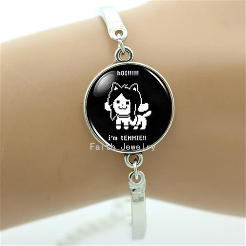 Стильный мультяшный браслет из игры Undertale Temmie для мужчин и женщин милые украшения