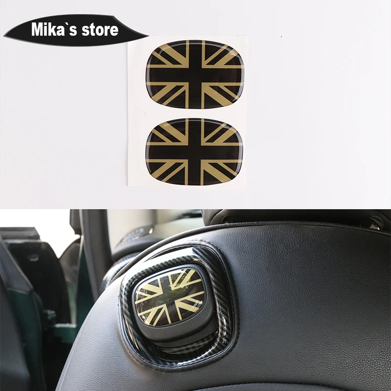 Наклейка на заднее сиденье автомобиля Union Jack 3D наклейка эпоксидная декоративная