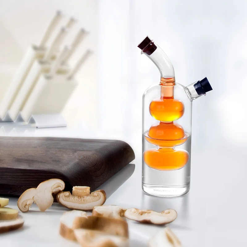 Многофункциональная большая зеленая стеклянная масляная банка Герметичная