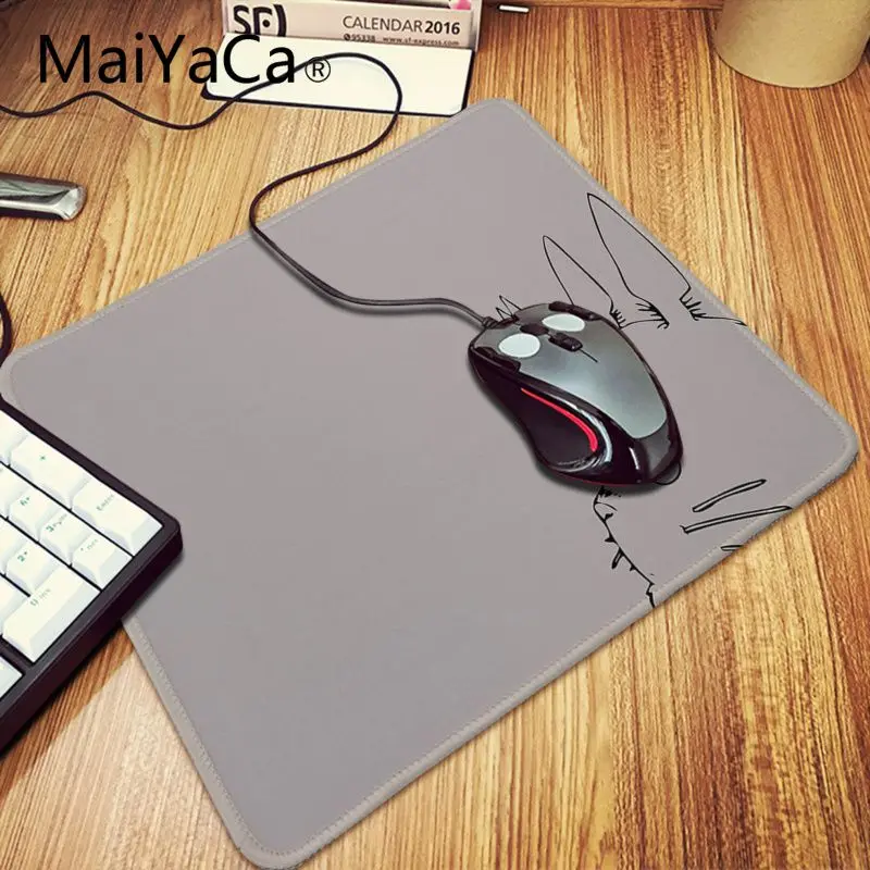 Lock Edge 18x22cm MaiYaCa Лидер продаж Аниме Тоторо и Друзья ноутбук игровые мыши коврик для мыши резиновый, большого размера игровой коврик для мыши - Цвет: Lock Edge 18x22cm