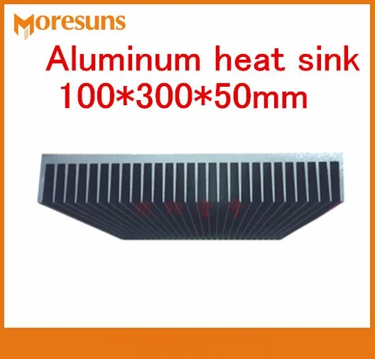 Aluminum heat sink 100*300*50mm electronic radiator amplifier thermal cooling boards Heatsink
