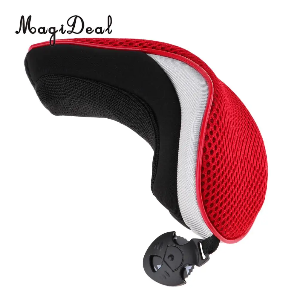 MagiDeal Pack 4 Golf Hybrid UT Club спасательная Крышка для головы со сменным номером бирки 2,3, 4,5, 7, X-различные цвета