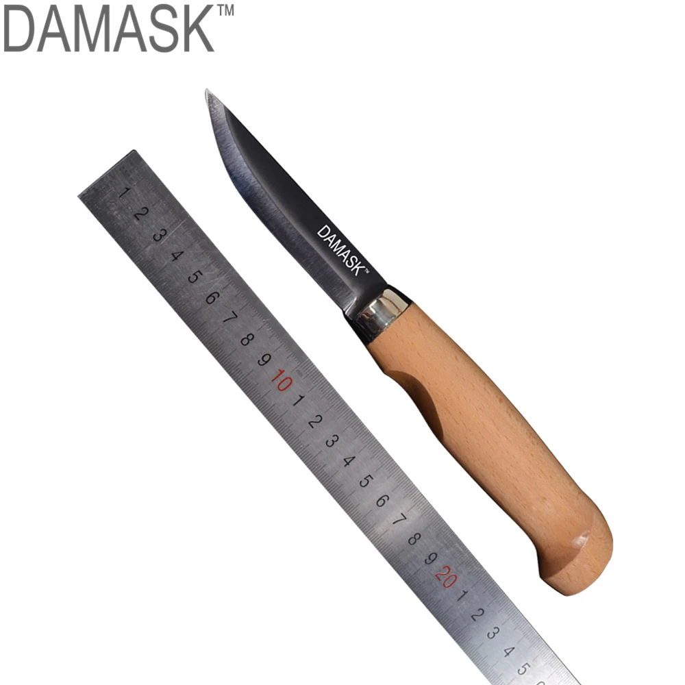 DAMASK острое лезвие открытый рыболовный нож Тактический охотничий выживания 5Cr13 с