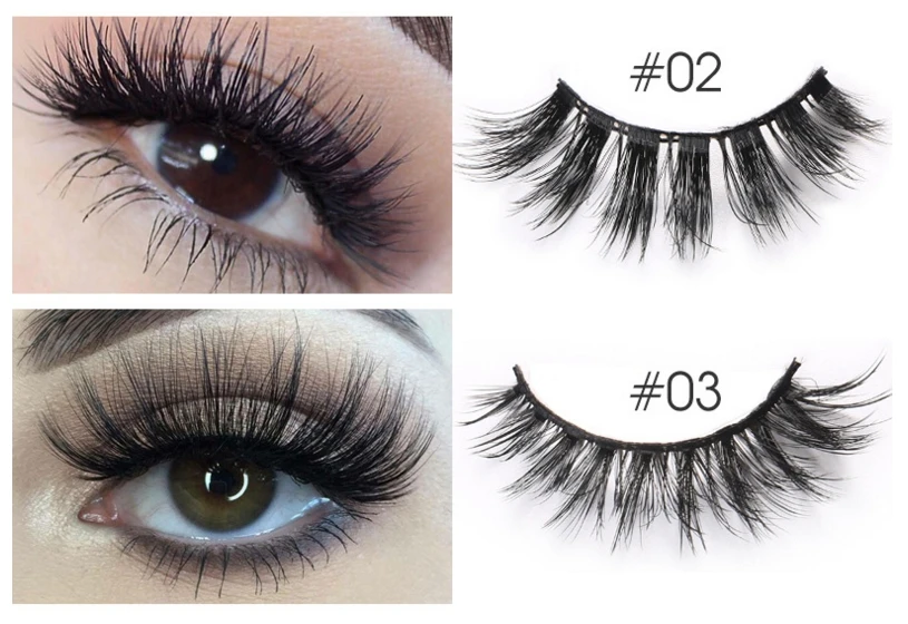 Clotobeauty натуральные накладные ресницы 3D норковые ресницы ручная работа длинные толстые объемные ресницы для наращивания макияжа Eyelashes-3D