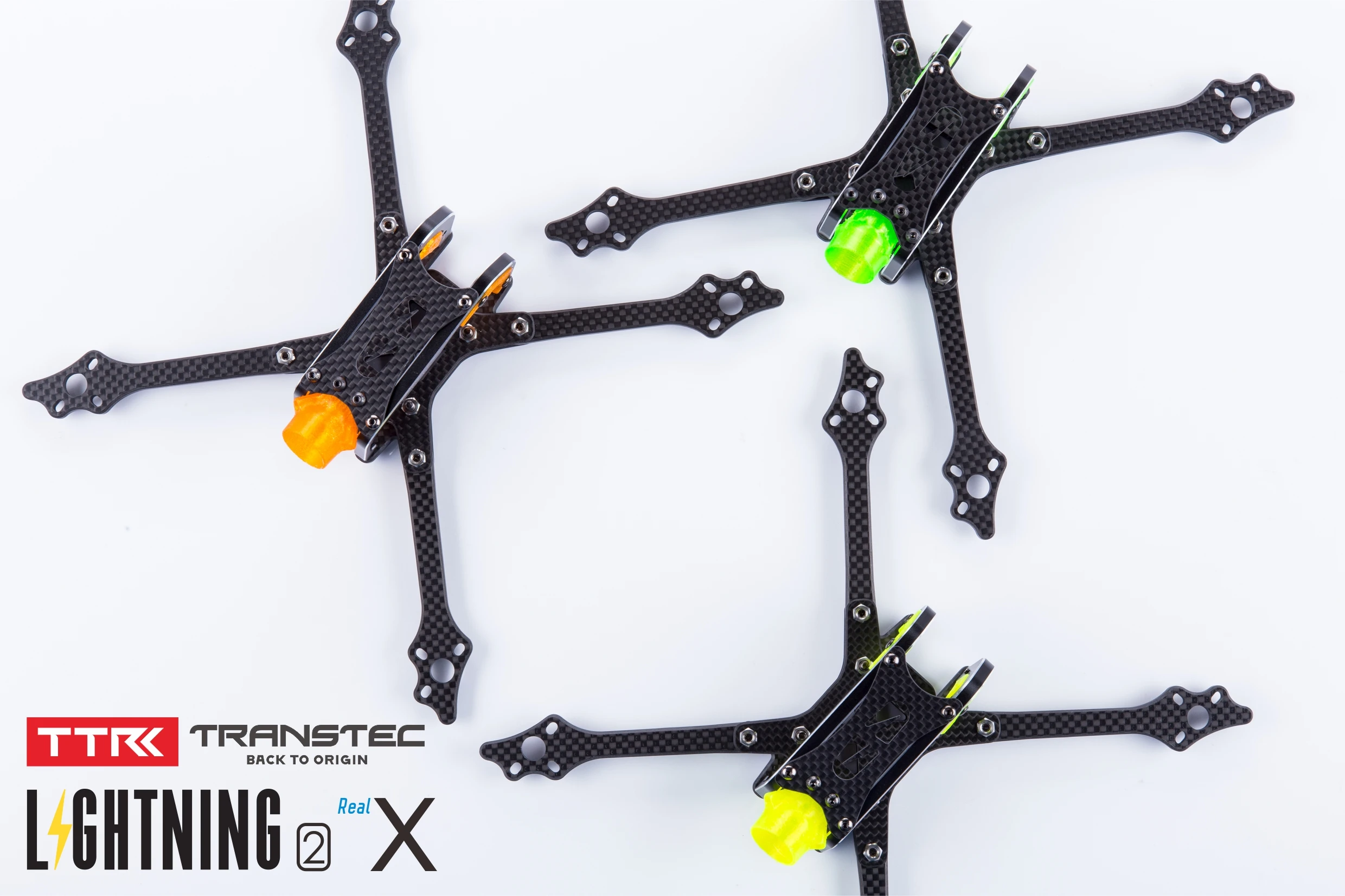 TRANSTEC TransTEC Lightning 2 215 мм FPV Квадрокоптер рама 5 мм Arm 7075 CNC Комплект из углеродного волокна для рамы для t-мотор F40 PRO III мотор
