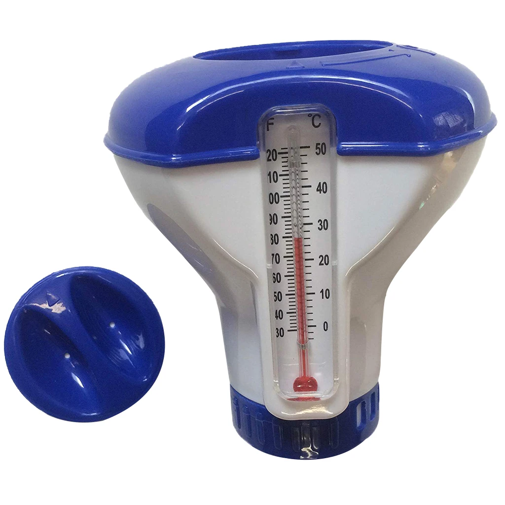 

Плавательный бассейн плавающий диспенсер хлора с термометром для использования в помещении на открытом воздухе спа-ванна плавательные бас...