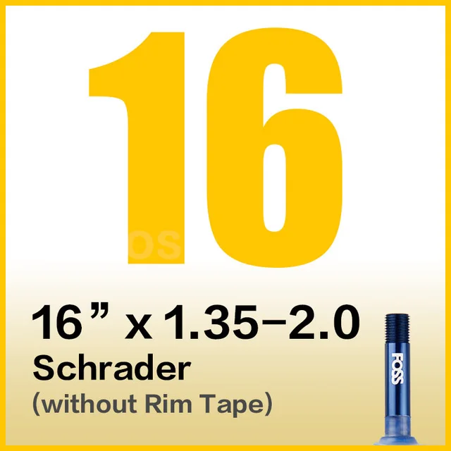 16 x 135 to 200 AV FOSS велосипедные шины Schrader/Presta 16/20/24/26/27,5/27/700C MTB дорожный велосипед внутренняя трубка резиновая велосипедная шина для велосипеда - Цвет: 16 x 135 to 200 AV