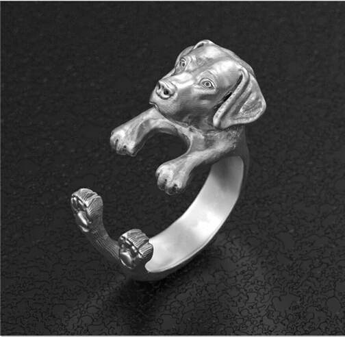 Оптовая продажа уникальное кольцо ручной работы в стиле бохо ретро лабрадор