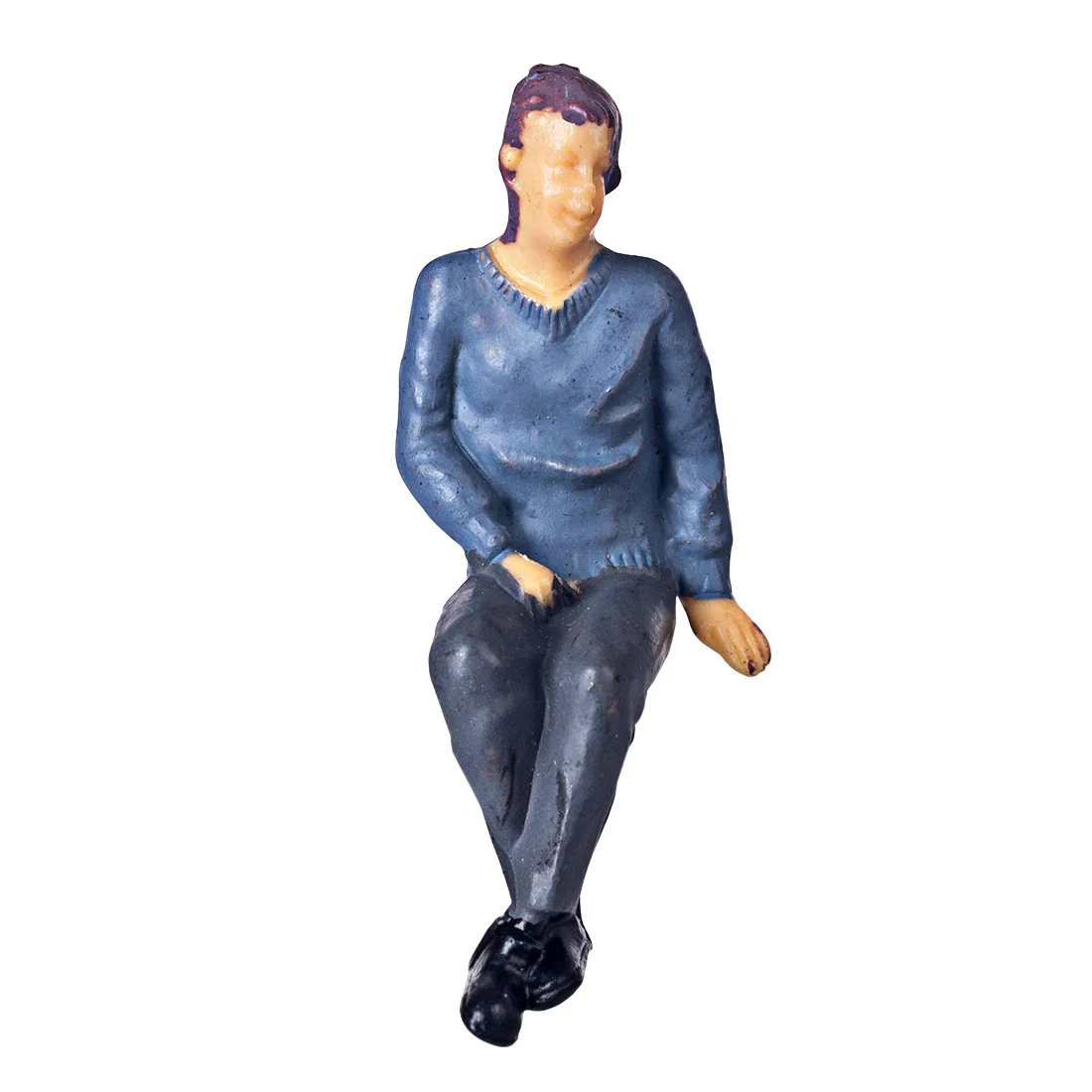 20/40/80 шт. 1:25 HO миниатюрные фигурки модель для поездок на поезде, ж/д персонажами настольной-красочные(случайный Тип) модель здания Наборы