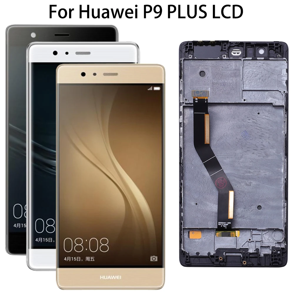 Оригинальный ЖК дисплей для Huawei P9 PLUS сенсорный экран дигитайзер сенсорная