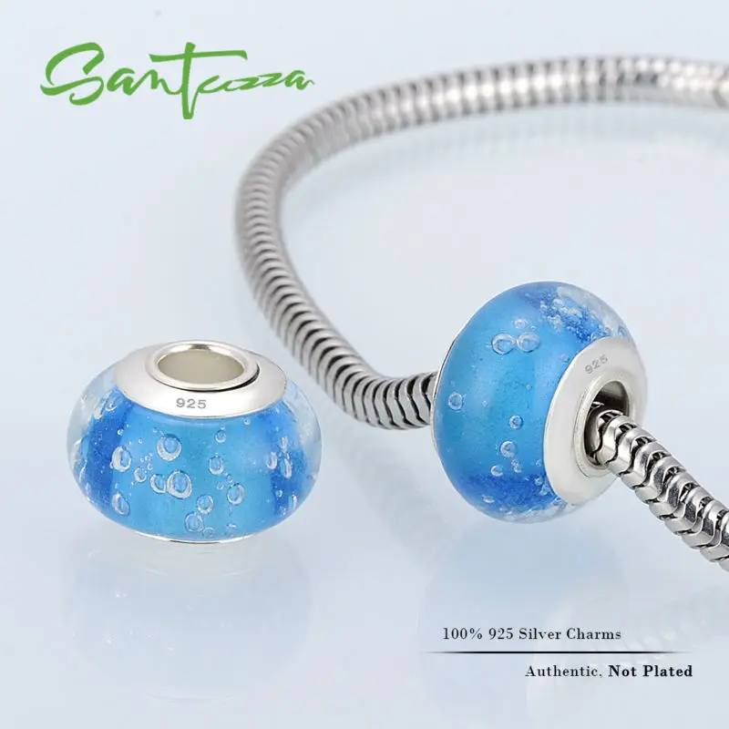 Муранские стеклянные бусины очаровательные подходят для браслета сделай сам