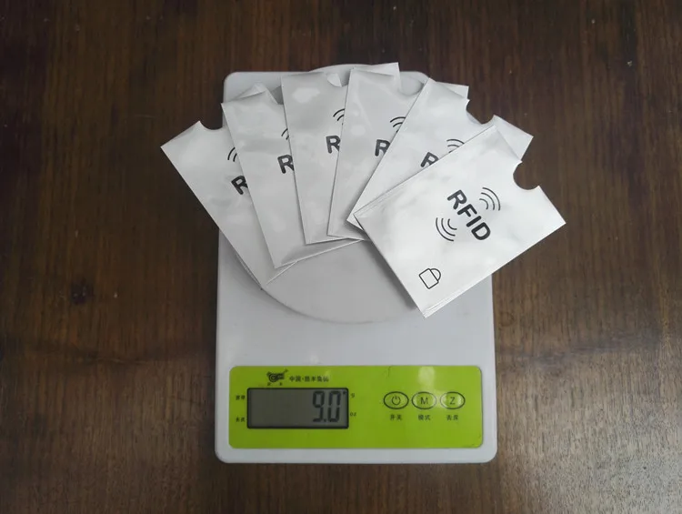 6 шт. Анти Rfid блокирующий считыватель замок банк держатель карты ID Чехол для банковских карт Rfid защита металлический держатель кредитной карты алюминий