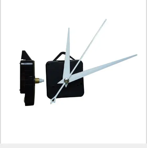 

Good Sale Clock Mechanism with Quartz Wall Clock Movement Watch Mechanism DIY Repair Tool Parts Kit white Hands with metal hook