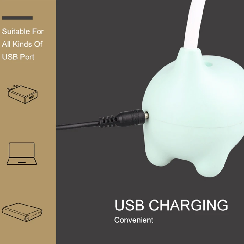 3W led Table Lamp giraffe cute desk Light USB Charging light for child bedroom Adjustable Flexible Desk Reading Study | Лампы и