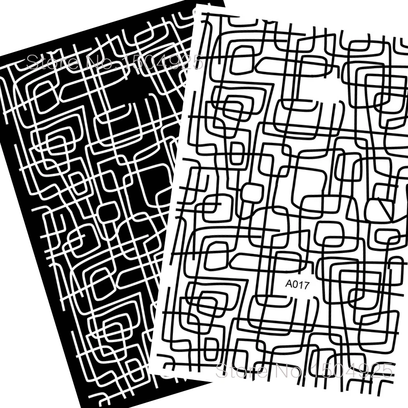 Роскошные наклейки белые черные золотые для дизайна ногтей декоративные