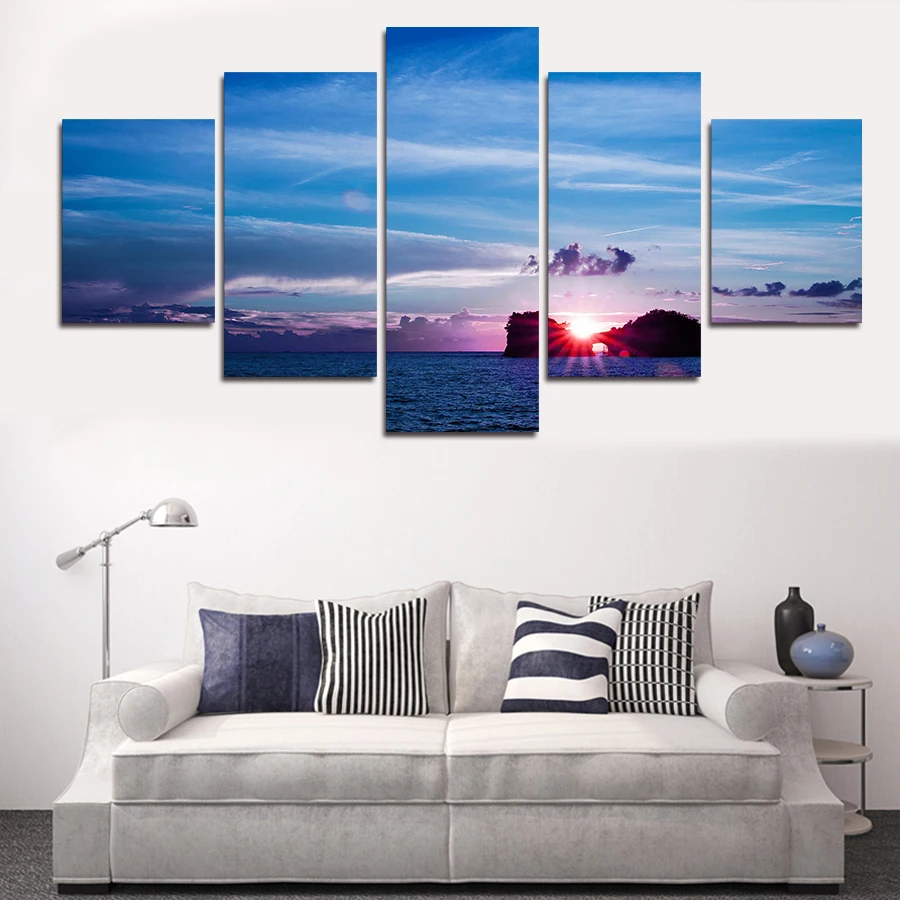 5 шт Семья свадебное украшение для гостиной печать Абстрактная живопись на