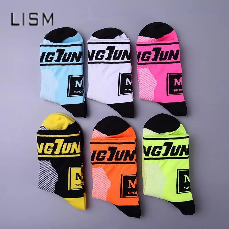 Нейлоновые профессиональные велосипедные носки велосипеды спортивные бег
