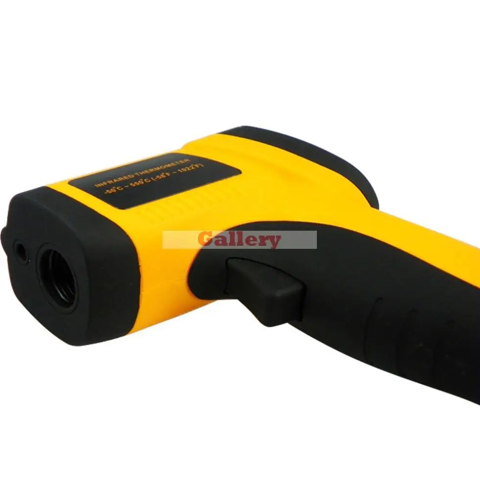 Цифровой инфракрасный термометр бесконтактный электронный лазерный прибор для