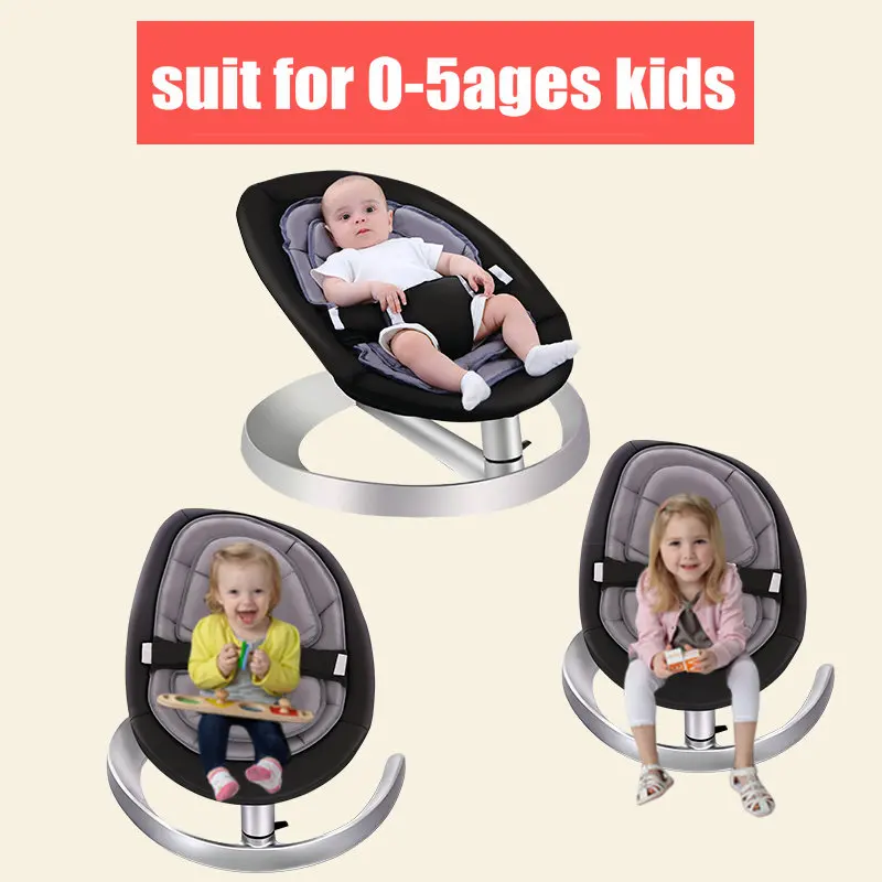 Детское кресло-качалка с игрушечной стойкой и подушкой двумя сиденьями для