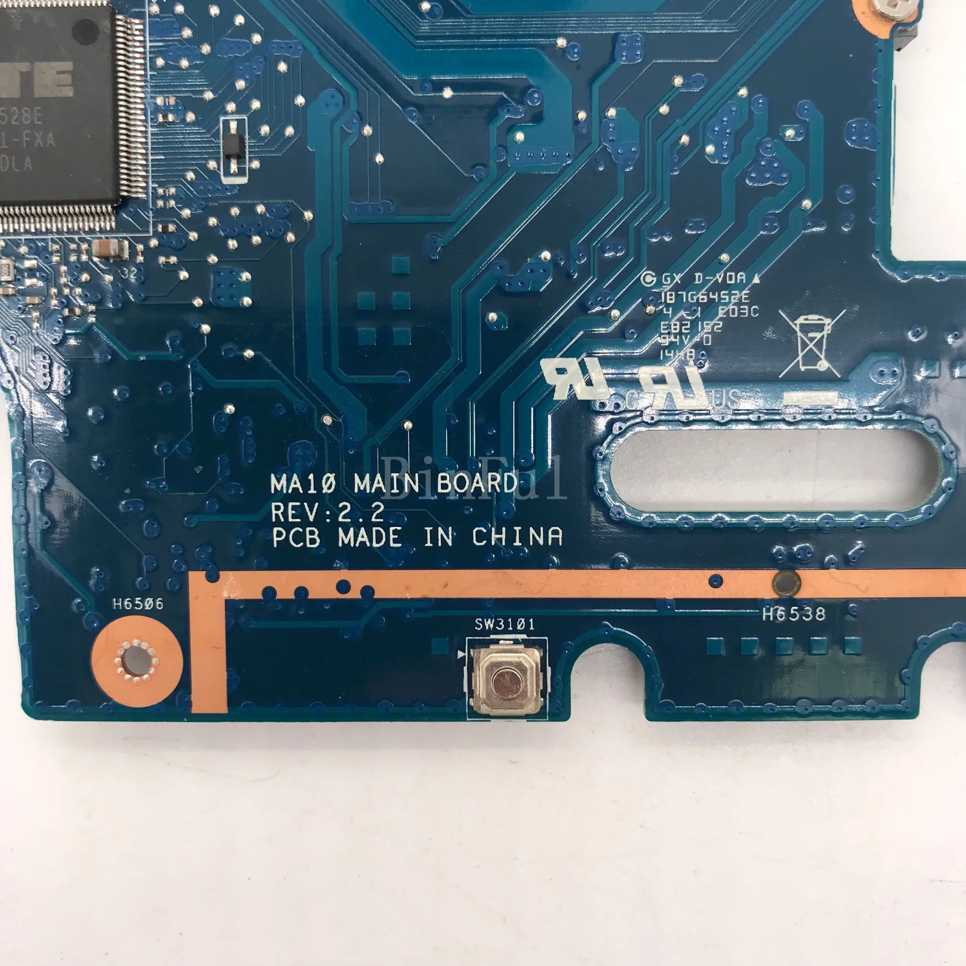 Высокое качество для NB15 материнская плата ноутбука H000073500 с SR1YJ N2840 CPU 100% Полная