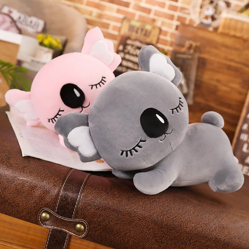 Мягкая игрушка коалы для сна лежащие животные спутник плюшевая кукла