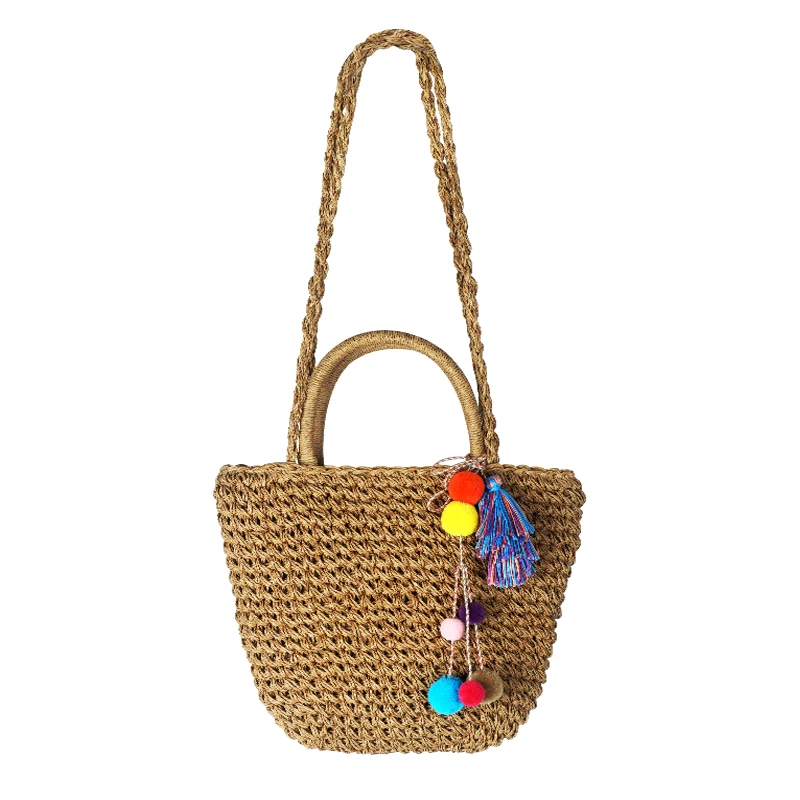 LOTEC Для женщин повседневные праздник бродяги сумка летняя пляжная соломенная