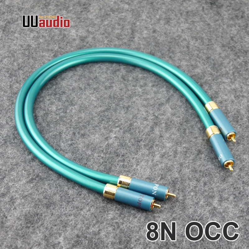Высокое качество 1 пара Ortofon 8N OCC RCA к аудио кабель/DIY Hi Fi кабель|hifi rca|rca to rcarca |