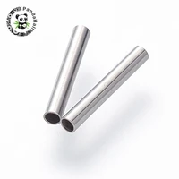 304 stainless steel tube beads for jewelry making diy 10mm 15mm 25mm stainless steel color1 5mm thick hole 1mm500pcslot