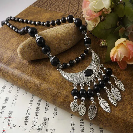 Прямые поставки с фабрики ожерелье и кулоны из горного хрусталя тибетским листом