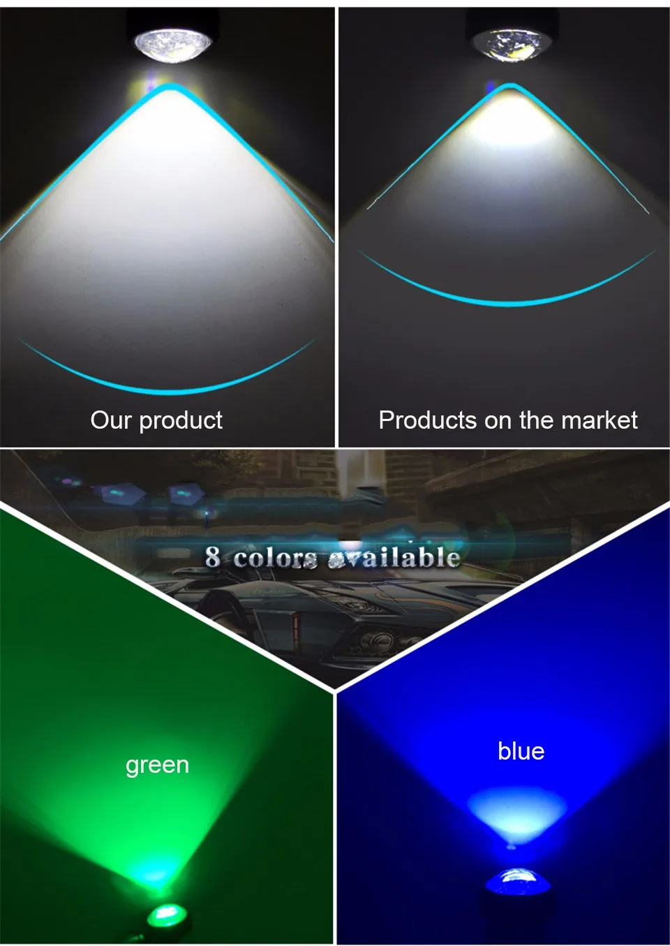 2 шт./лот 12 Led фитили Высокая Яркость орлиный глаз акриловые линзы HD водонепроницаемый 8 цветов доступны дневные ходовые огни на автомобилях