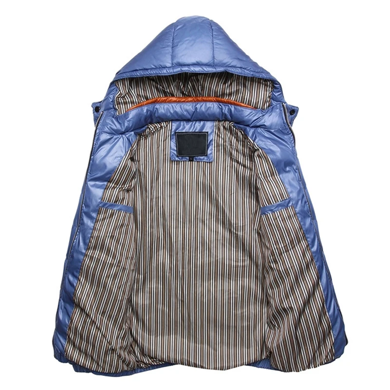 2016 Зимняя куртка мужская Пальто Тонкий Спортивной Верхней Одежды Куртки Hombre