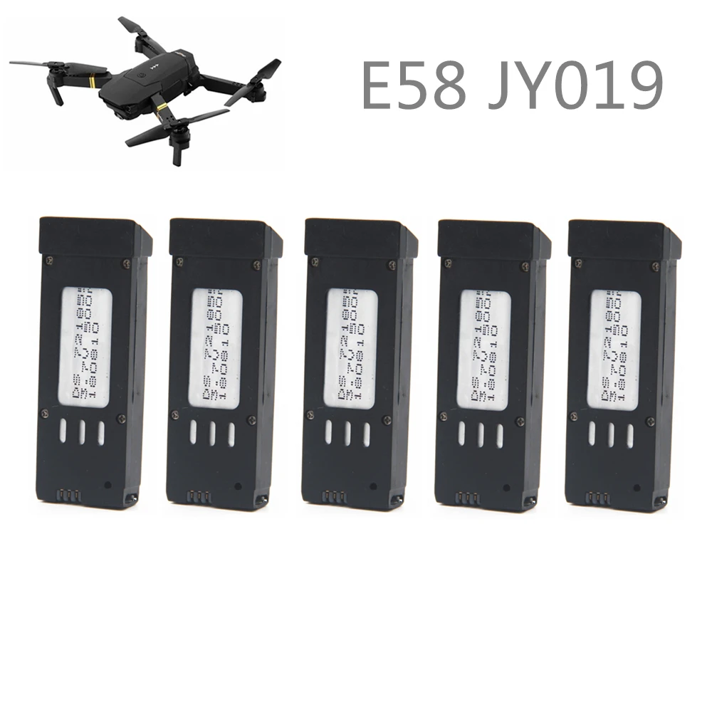 Аккумулятор для дрона E58, JY019, Eachine, 721855 в, 3,7 мА · ч, 500