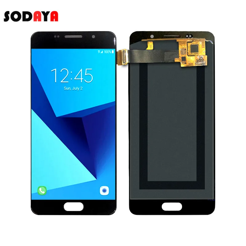 Супер AMOLED для Samsung Galaxy A5 lcd A5100 A510F A510M A510FD ЖК-экран с сенсорным экраном дигитайзер сборка