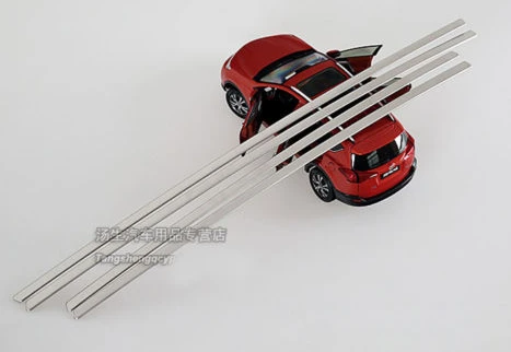 

stainless steel Inner Door Panel Moldings Trim Pair for Toyota rav4 2013 2014