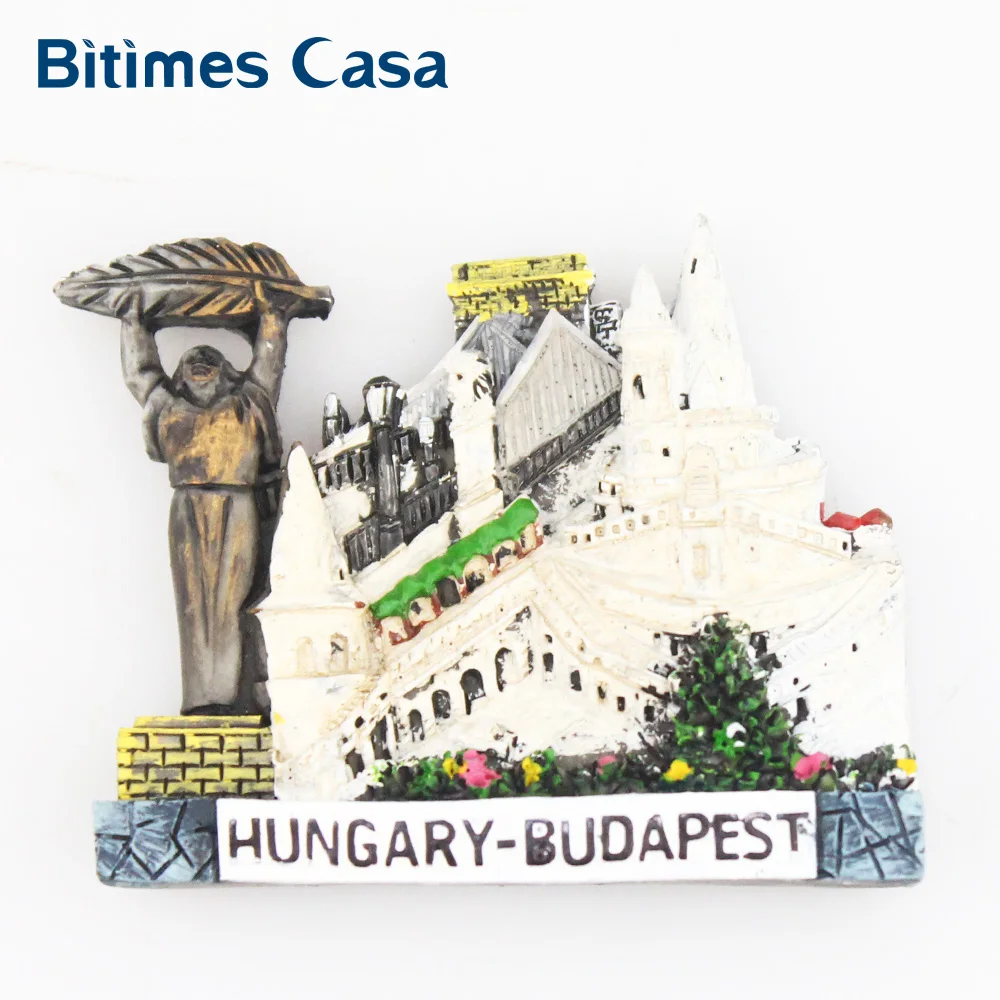 Венгрия Будапешт узор холодильник Магниты на 3d Дизайн смолы Путешествия