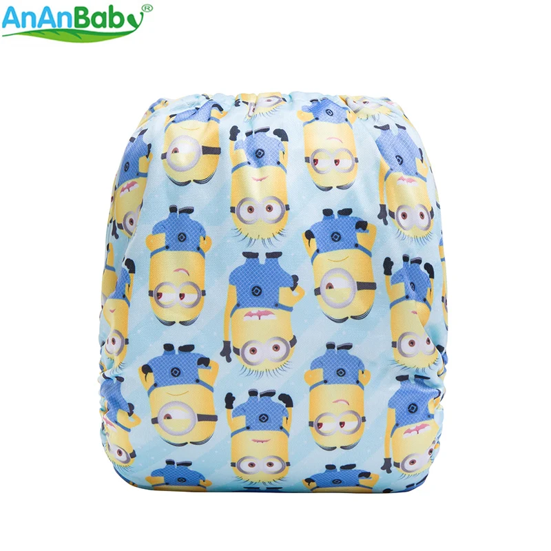 AnAnBaby многоразовый подгузник ткань Звездные войны с замши внутренняя детские