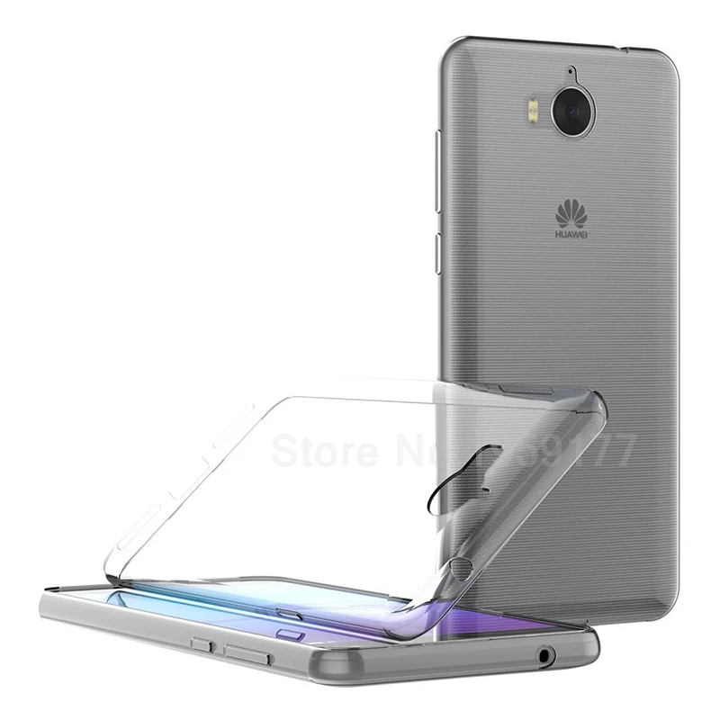 MODAZONGYE оригинальный мягкий прозрачный чехол Huawei Y6 2017 силиконовая задняя крышка