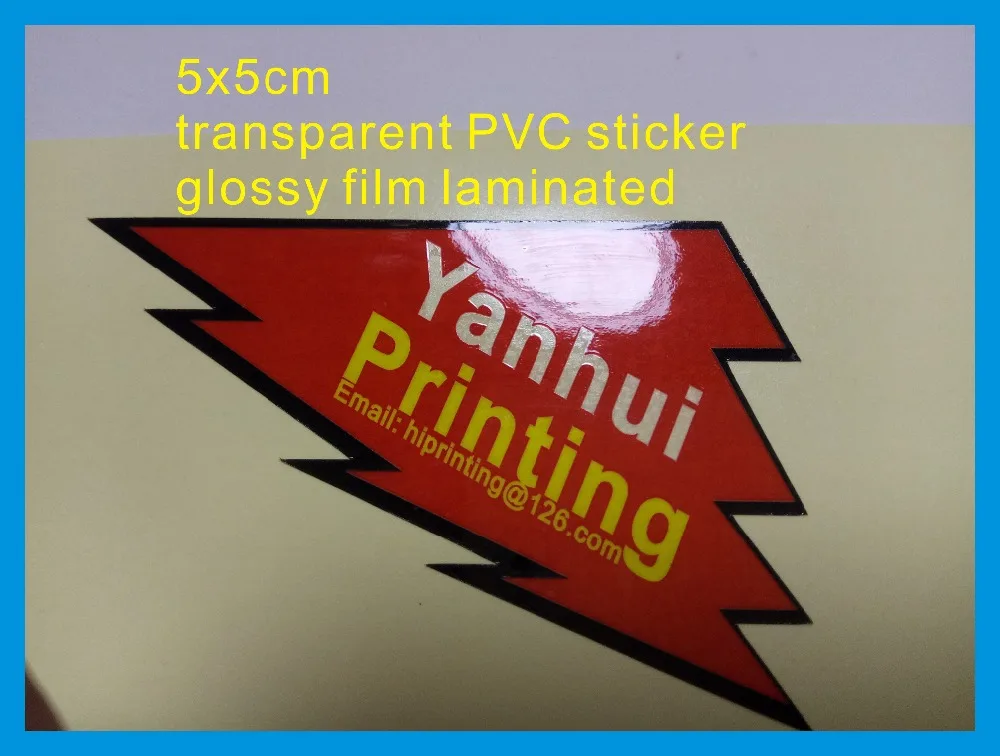 

50x50mm adhesive sticker label printing custom/transparent stickers