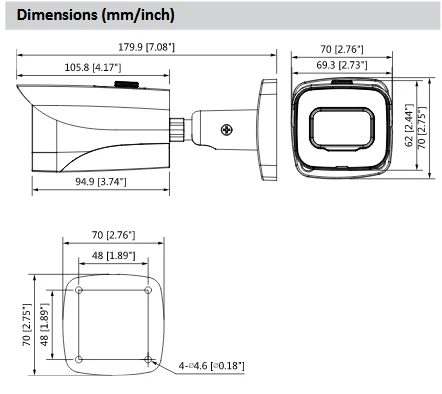 2MP Starlight HDCVI камера Встроенный микрофон Smart IR 40M Коаксиальная Survillance для системы