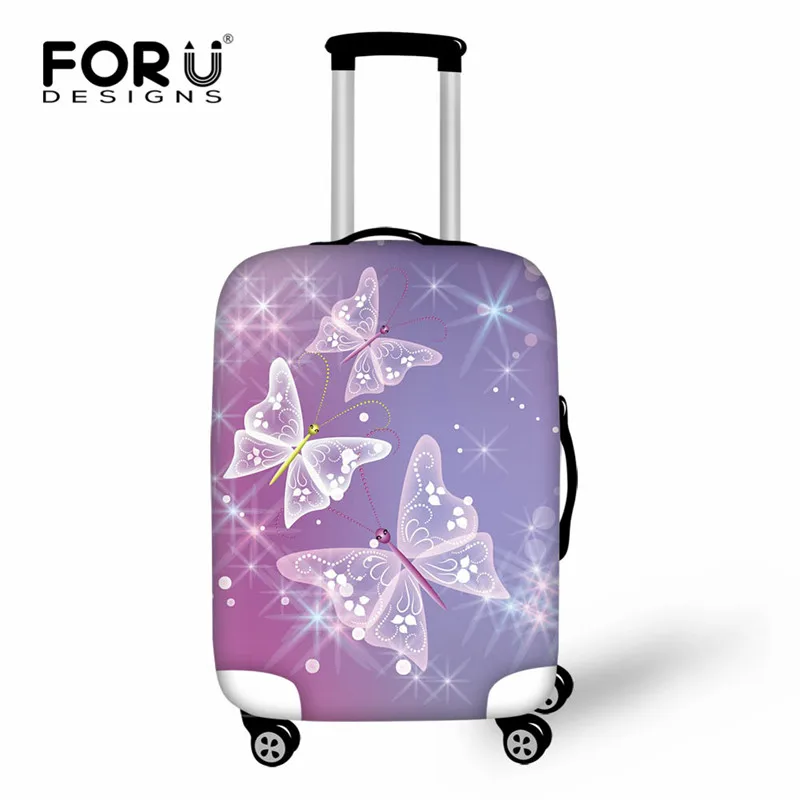 FORUDESIGNS/Модный Эластичный Чехол для багажа, новинка, чехол с принтом бабочки, защитный чехол для 18-30, аксессуары для путешествий - Цвет: CC90027